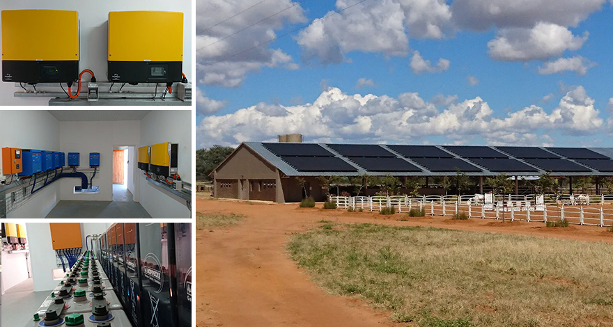 Solar project Sandune Namibia Gobabis Area